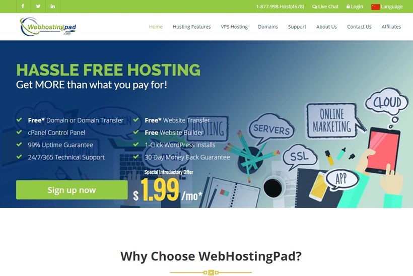 Web Hosting Provider WebHostingPad.com Announces New Customer Rewards Program