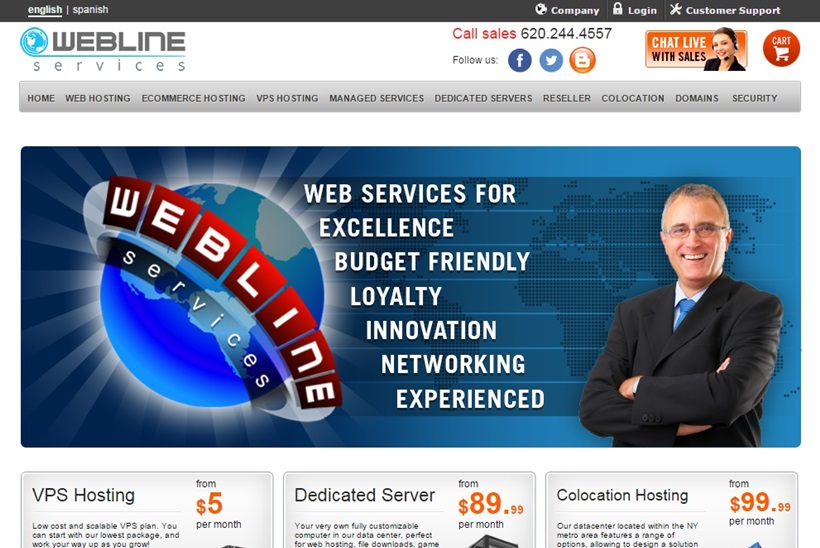 Web Host Webline Services Launches New Colocation and Managed Services Options