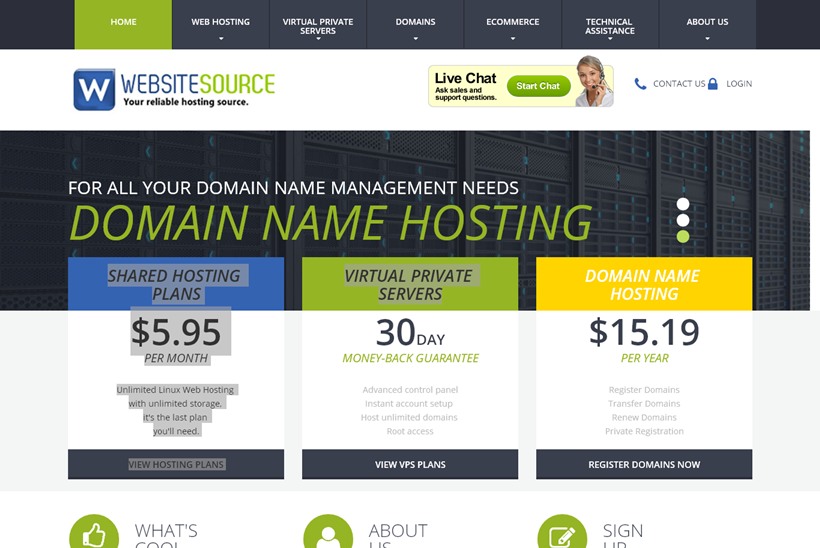 Hosting Provider WebSite Source Launches New Service