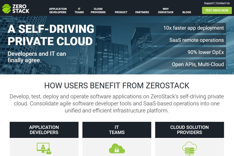 Private Cloud Platform Provider ZeroStack Announces New Cloud Innovation Partner Program