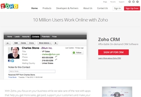 Online Productivity and Collaboration Services Provider Zoho Increases Number of Free Email Accounts