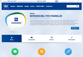 Web Host 1&1 Internet, Inc. Now Offers Community Website Catering to WordPress Users