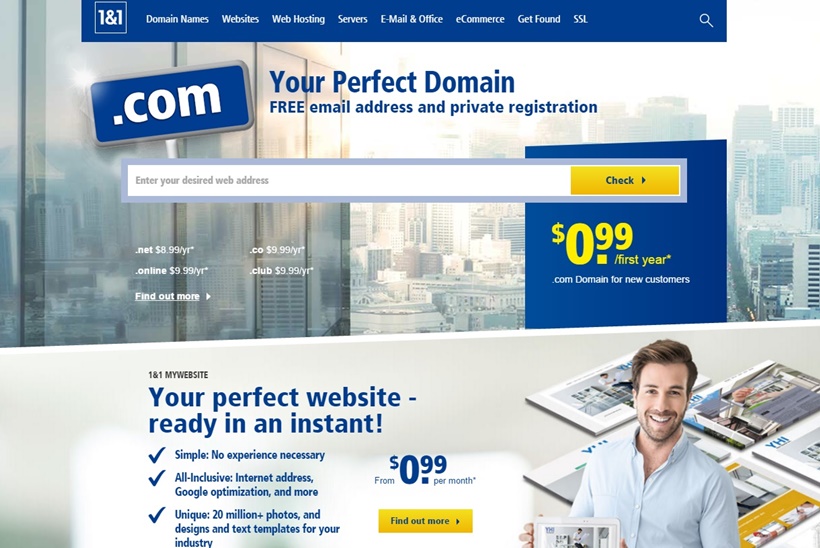 Web Host 1&1 Enhances Website Builder