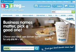 Domain Name Registrars 123-reg and Verisign Team Up to Promote “.COM” Domain Names to Small Businesses in the United Kingdom