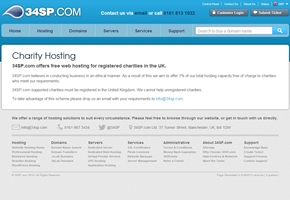 British Web Host 34SP.com Offers Registered UK Charities Free Hosting for Ten More Years