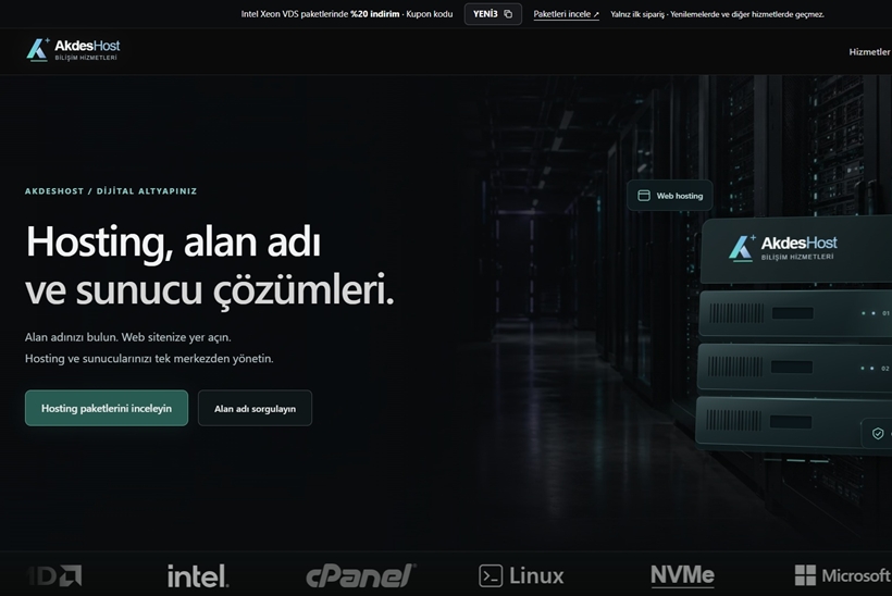 AkdesHost Expands Hosting Infrastructure with Next-Generation NVMe Cloud and VDS Solutions