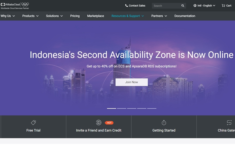 Cloud Giant Alibaba Announces Launch of Data Center in Indonesia