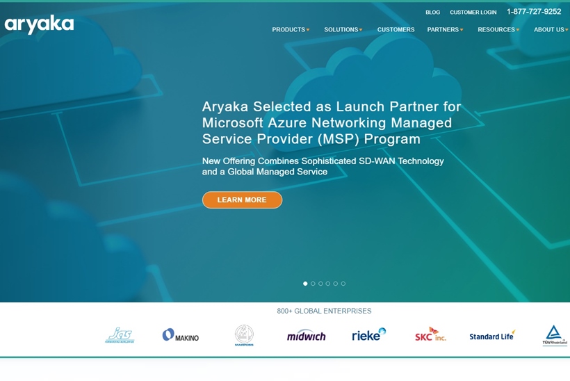 Global SD-WAN Provider Aryaka Selected for Microsoft Azure MSP Program