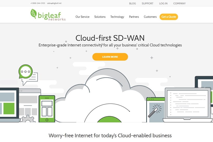 Intelligent Networking Service Bigleaf Networks to Join Cloud Giant Microsoft's ScaleUp Accelerator Program