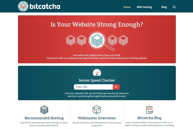 Check Your Website Server Speed with Bitcatcha