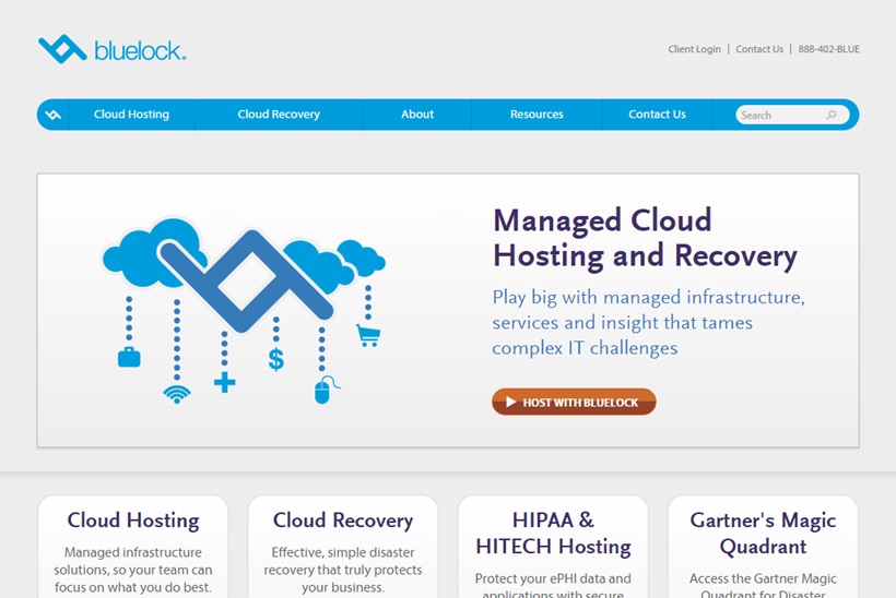 Disaster Recovery-as-a-Service Company Bluelock Features in Gartner Report