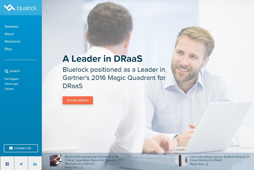 Research and Advisory Company Gartner Recognizes DRaaS Company Bluelock in Report