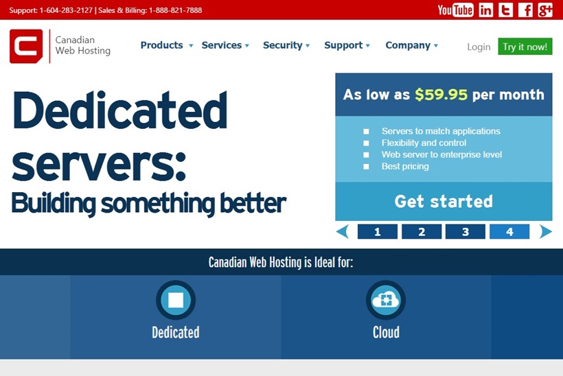 British Columbia-based Canadian Web Hosting Announces Budget and Enterprise Dedicated Server Upgrades