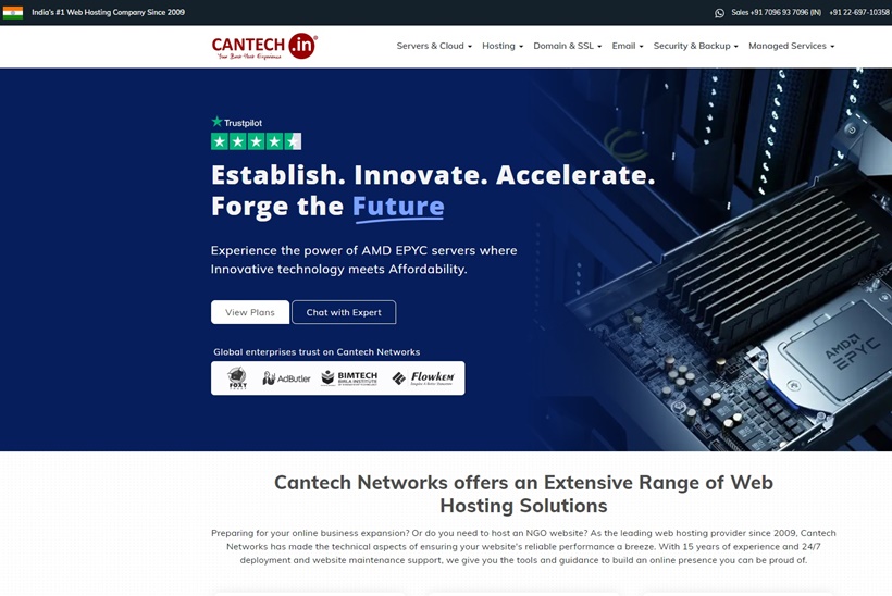 Cantech Networks Announces Strategic Partnership with L&T Cloudfiniti Data Centers