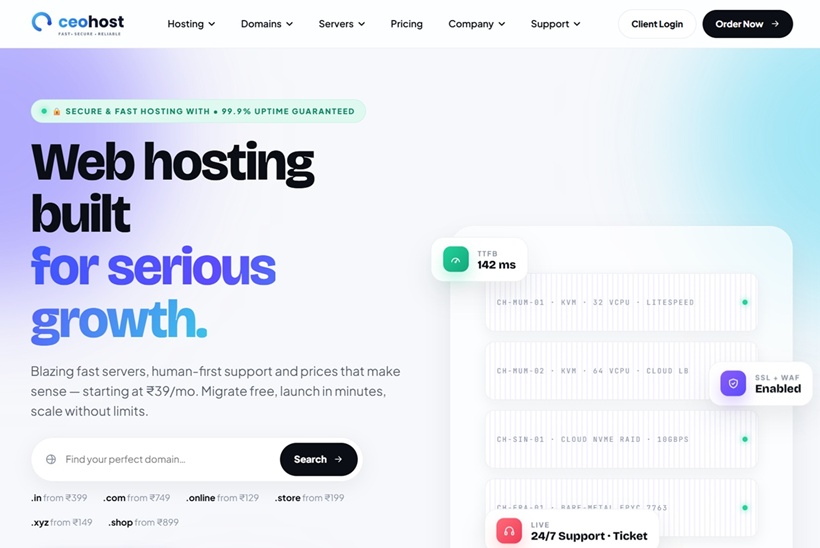 Ceohost Upgrades Hosting Infrastructure to Enhance Performance and Reliability