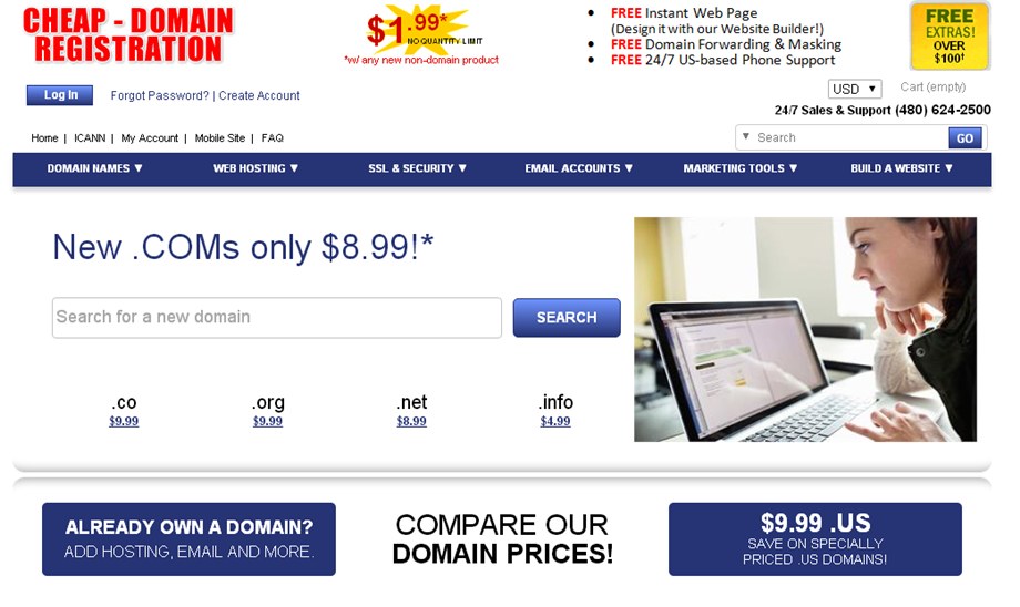 Cheap Domain Registration Announces Cheap Web Hosting Sites