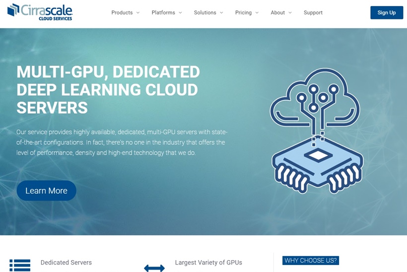 Deep Learning Cloud Solutions Provider Cirrascale Cloud Services Announces IBM Power Systems AC922 Availability