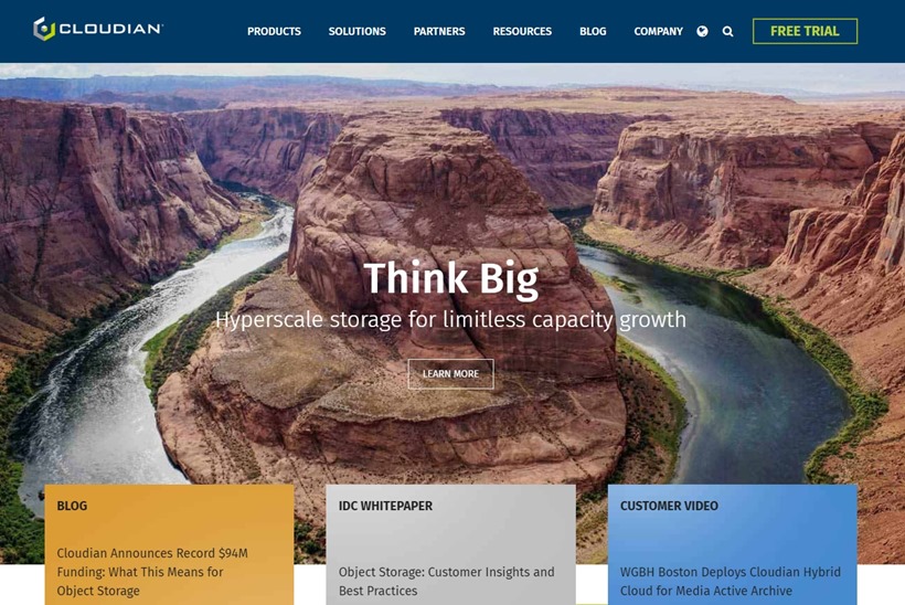 Hybrid Object Storage Solutions Provider Cloudian Raises $94 Million in Equity Funding
