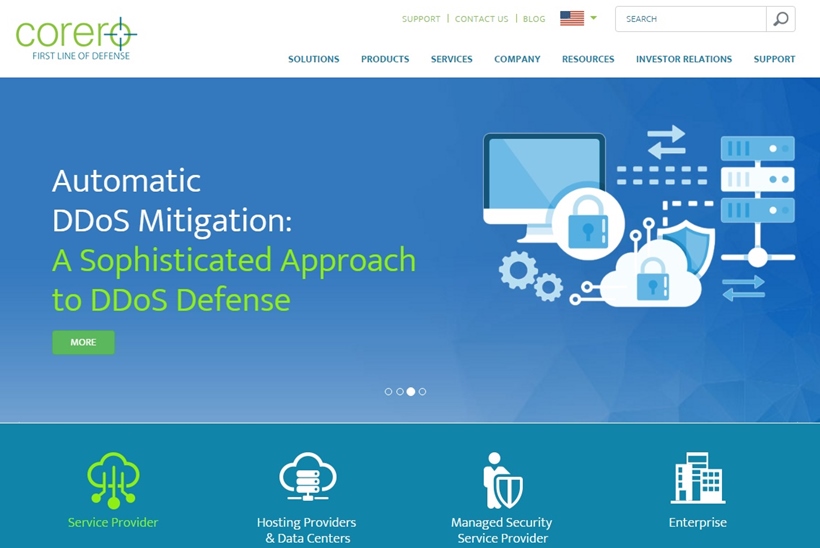 US-based Web Host Chooses Corero Network Security’s SmartWall Threat Defense System