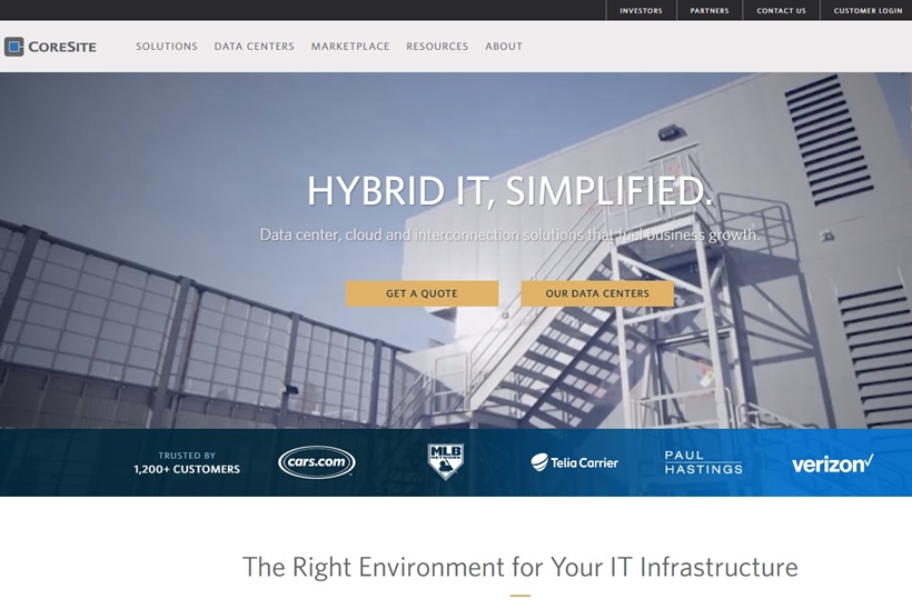 US Data Center and Interconnection Solutions Provider CoreSite Announces VMware Cloud Availability on AWS