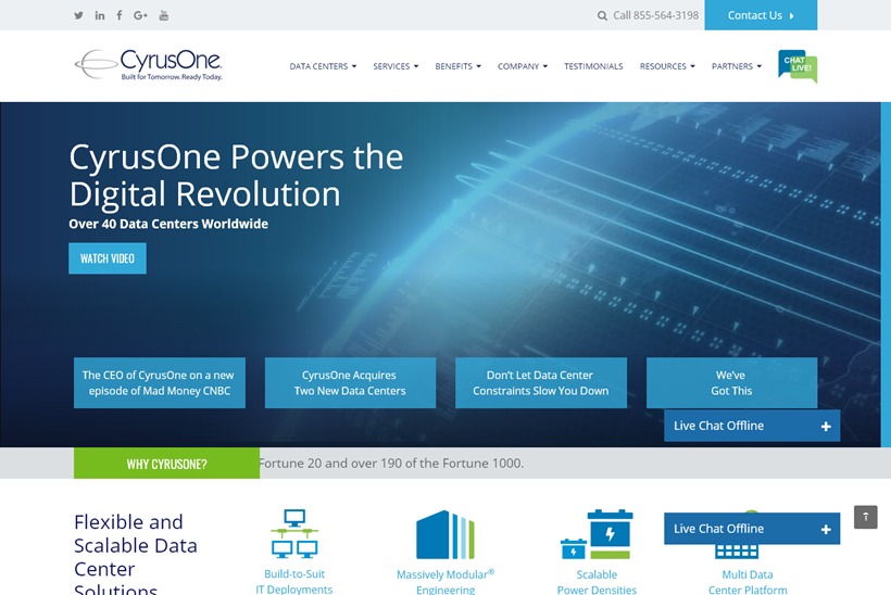 Data Center Investor CyrusOne Plans to Expand into Atlanta