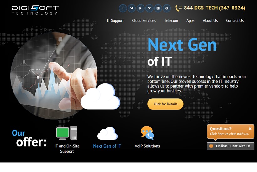 Cloud Services Provider Digisoft Technology Enhances Cloud Management Solutions