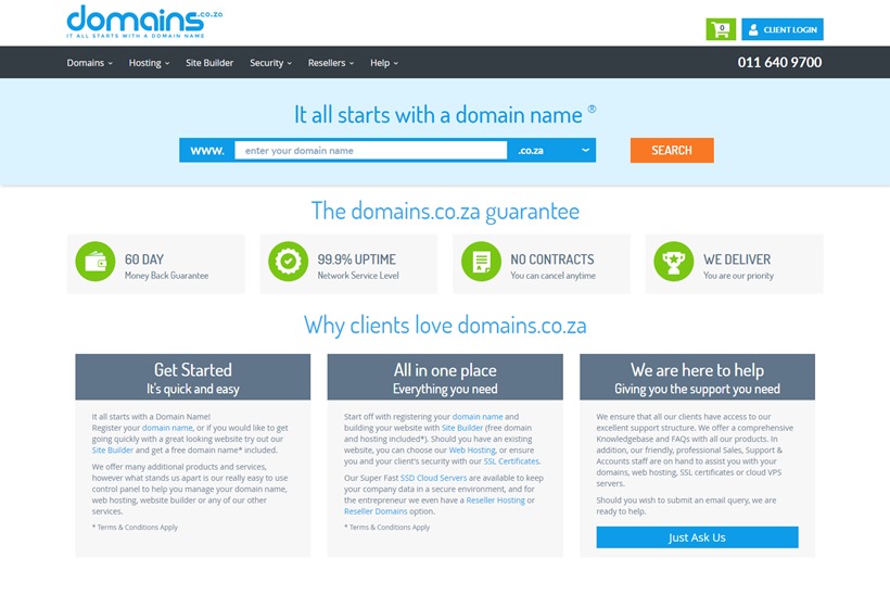 Web Host and Domain Name Provider Domains.co.za Announces New VPS Hosting Option