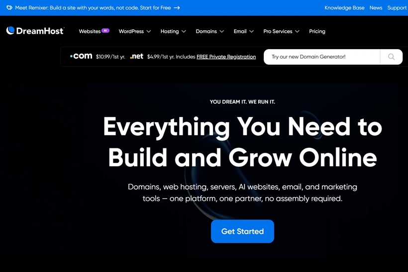 DreamHost Applies to Operate .dream Top-Level Domain Ahead of 30th Anniversary