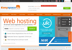 Web Host and Domain Name Registrar Easyspace Offers New Dedicated Servers
