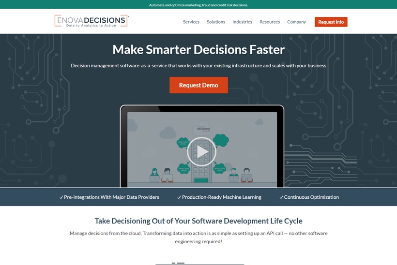SaaS Company Enova Decisions Launches New Decisions Management Solution