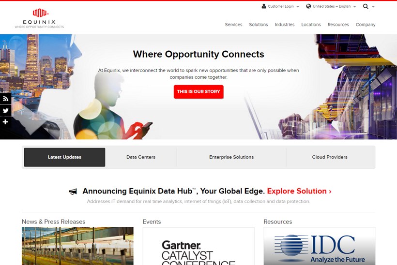 Telecommunications Provider Verizon Sells Data Centers to Equinix