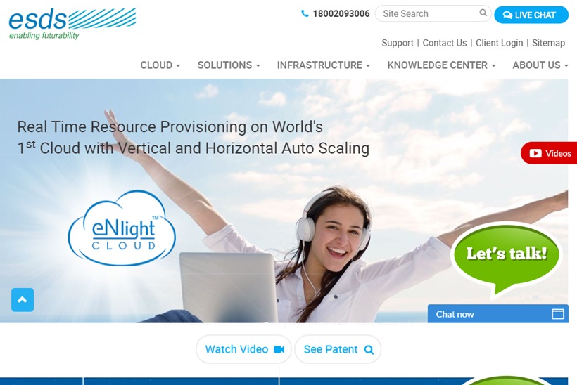 Cloud and Data Center Services Provider ESDS' eNlight Cloud Solution Awarded UK Patent