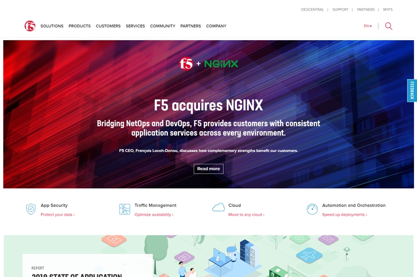 Computer Networking Company F5 Networks to Acquire Application Platform Provider NGINX