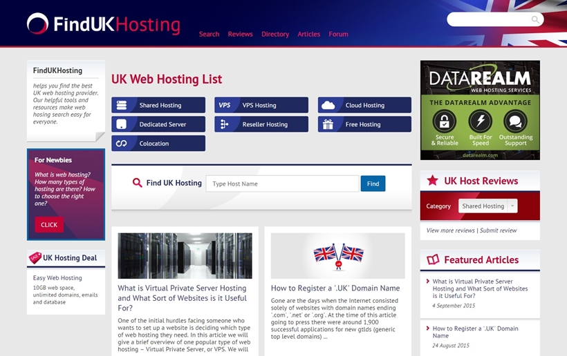 FindUKHosting.com Launches 6 November 2015