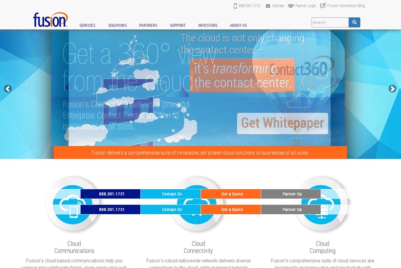 Integrated Cloud Solutions Provider Fusion Wins Major Managed Cloud Services Contract