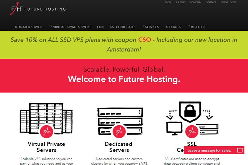 Managed Hosting Specialist Future Hosting Upgrades Resources and Performance for VPS Customers