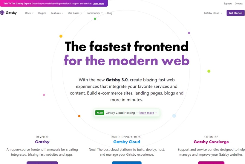 Availability of Integrated Website Hosting in Gatsby Cloud Announced