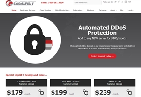 Managed Hosting and DDoS Protection Provider GigeNET Announces Unmetered Bandwidth and Dedicated Server Deals