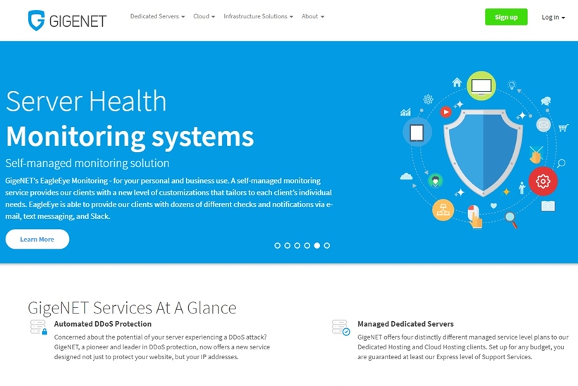 Managed Cloud and Dedicated Hosting Provider GigeNET Announces Launch of New Server