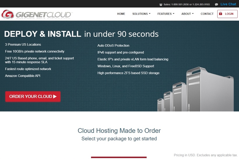 Hosting Provider GigeNET Cloud Announces New Cloud Server Option