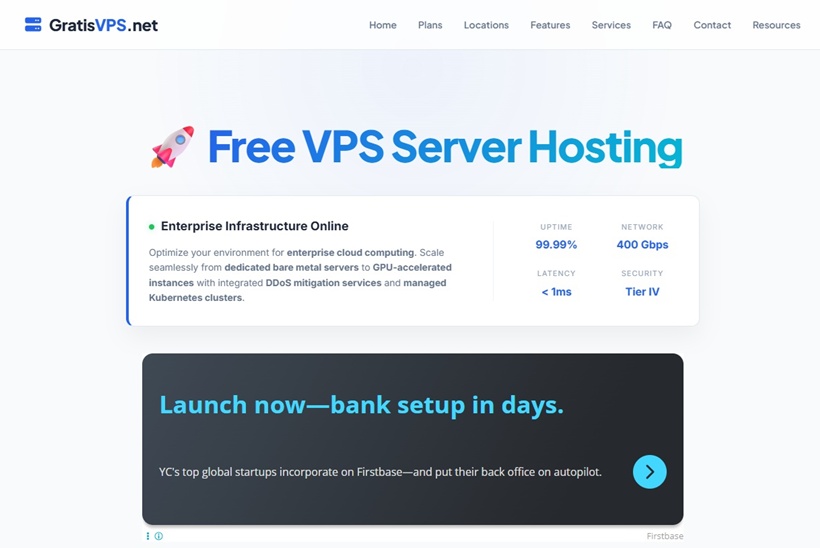 GratisVPS.net Launches High-Performance Free VPS Hosting for Developers and Students