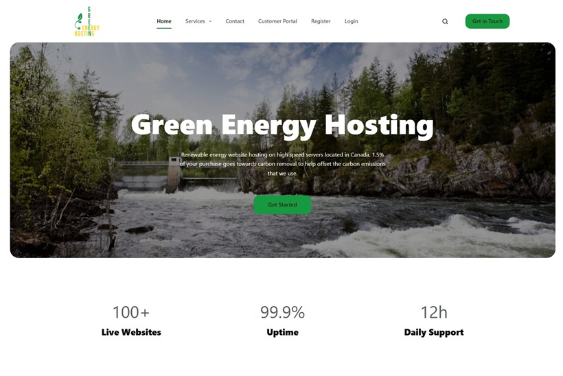 Green Energy Hosting delivers Canadian Web Hosting with Global Impact