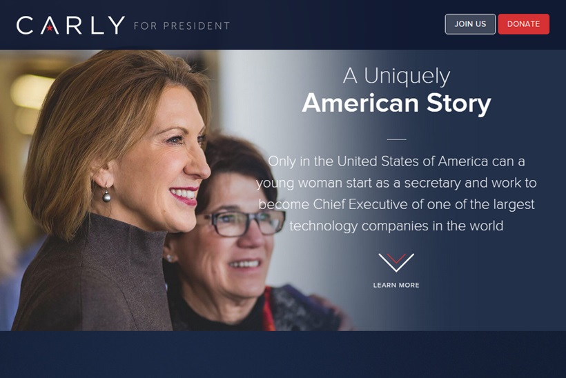 Former Hewlett-Packard CEO Carly Fiorina Announces Bid for US Presidency
