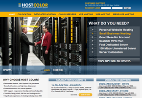 Colocation and Dedicated Hosting Services Provider Host Color Upgrades Colocation Plans