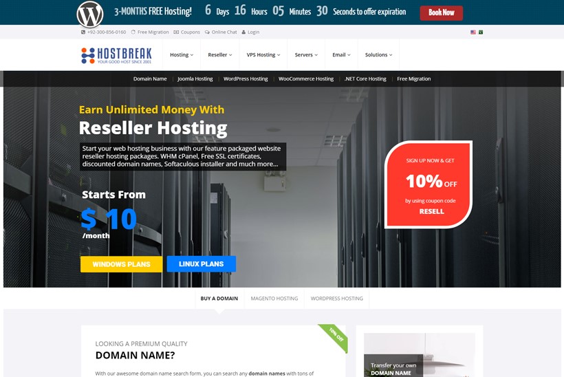 Web Host Hostbreak Now Offers Optimized WordPress Hosting from Just $2.95 Per Month