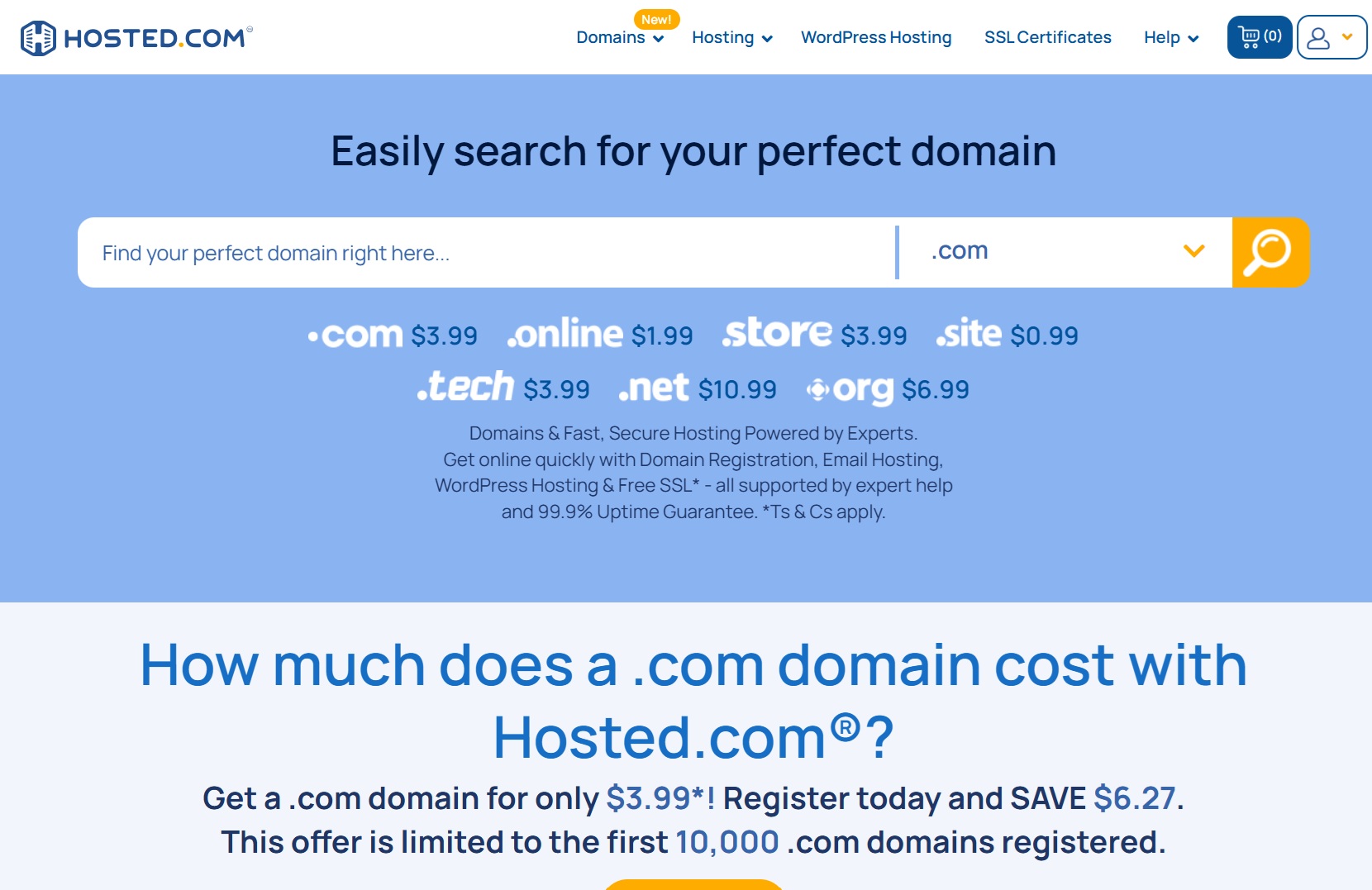 Hosted.com Consolidates Domain, Hosting, Email and Security Services for Small Businesses