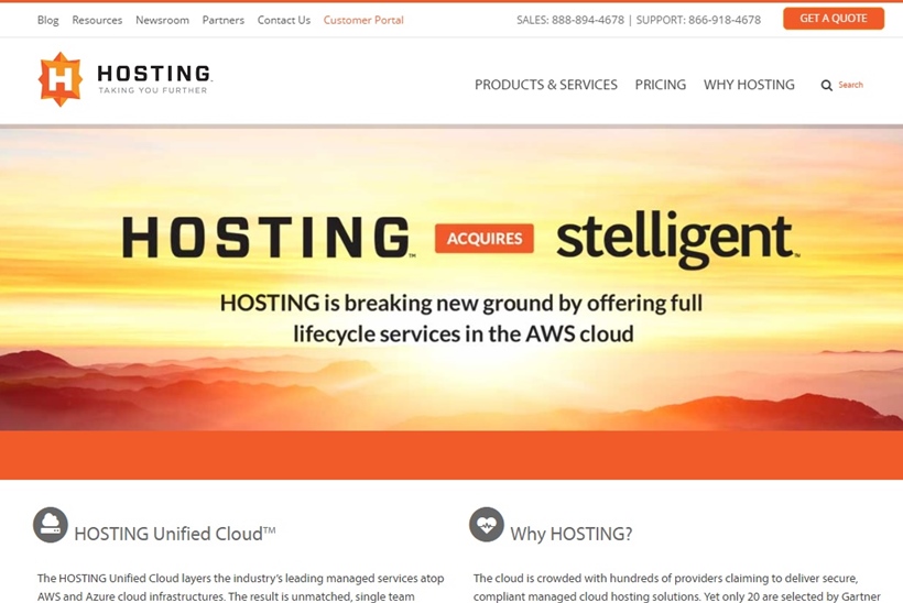 Managed Cloud Services Provider HOSTING Acquires Technology Services Company Stelligent Systems