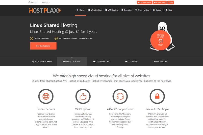 Web Host HostPlax.com Offers $1 Promotion