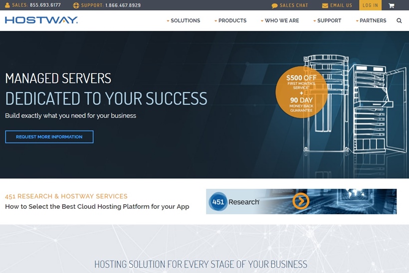 Managed Cloud and Application Hosting Solutions Provider Hostway Announces New Cloud-based Managed Magento Solutions