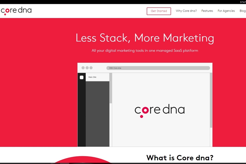 SaaS Digital Platform Core dna Chooses Managed Cloud Infrastructure Provider Hostway